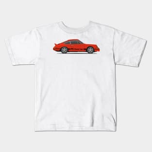 supercar 911 carrera rs turbo 1972 side red Kids T-Shirt